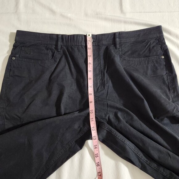 English Laundry Men's Size 38x30 Black 5 Pocket Straight Fit Cotton Blend Pants - Picture 13 of 15